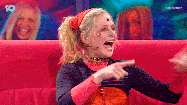 Excited Jessica GIF by Big Brother Australia