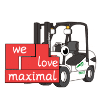 Forklift GIF by maximalforklift
