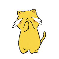 Sad ねこ Sticker