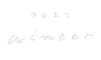 Winter 手書き Sticker