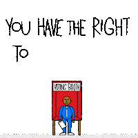 Election Day Vote Sticker by INTO ACTION