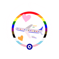 Pride Sticker by Expedia Group