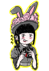Bunny Idol Sticker