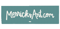 Merrick White Sticker by Merricksart