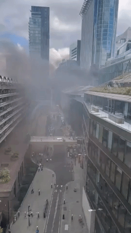 Emergency Services Respond to Fire in City of London
