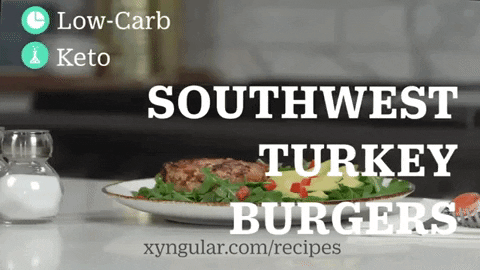 Xyngular Lowcarb Keto Turkeyburger Recipes Southwest GIF by Xyngular