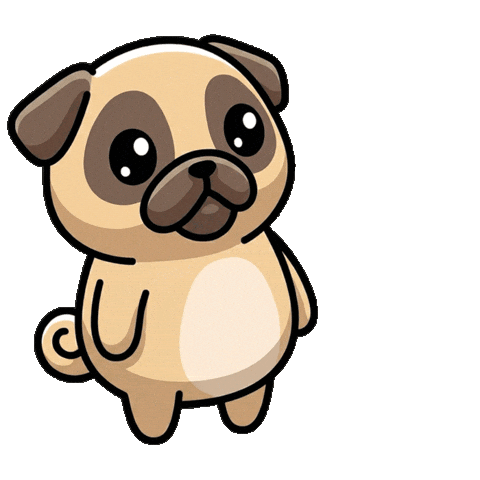 Dog Lol Sticker by Pugs