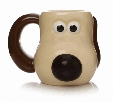 Wallace And Gromit Mug GIF