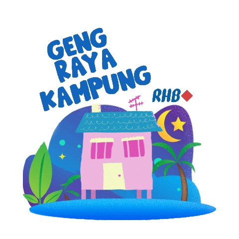 RHBGroupMY giphyupload bank raya hari raya Sticker