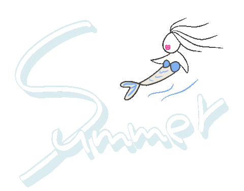 Summer Swimming Sticker