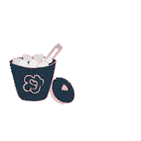 Tea Sugar Sticker by Katrin de Buhr