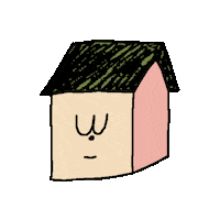 sarlisart illustration home tired house Sticker