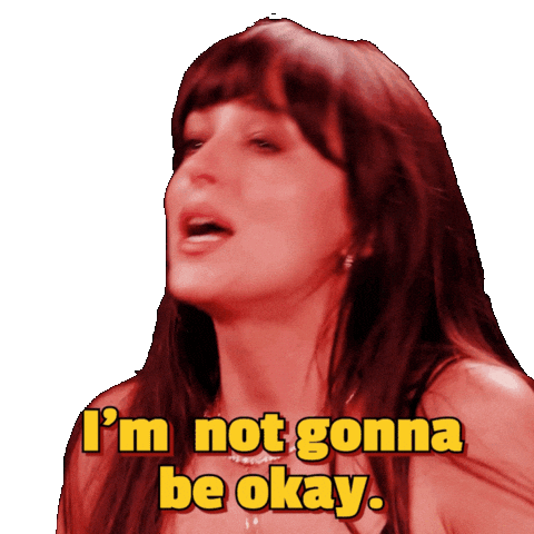 Sad Dakota Johnson Sticker by First We Feast