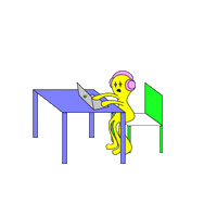 Working Sticker