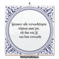 Humor Reflectie Sticker by Tegelspreuken.nl
