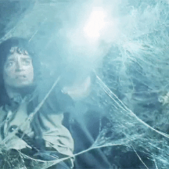MrTemple spider frodo galadriel shelob GIF