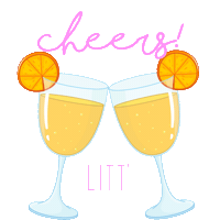 Girl Drink Sticker by Litt'