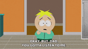 butters stotch fridge GIF by South Park 