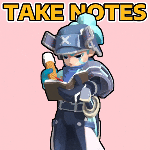 Take Notes GIF by Party Icons