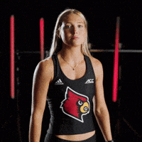 Track Field Go Cards GIF by Louisville Cardinals