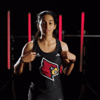 Track Field Go Cards GIF by Louisville Cardinals