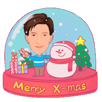 Feliz Navidad Love Sticker