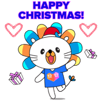 Happy Christmas Sticker by Lazada Singapore