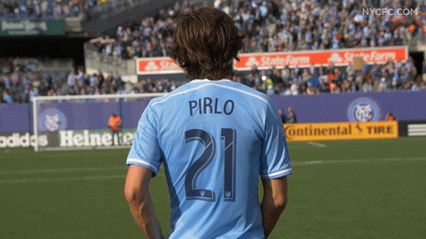 andrea pirlo mls GIF by NYCFC