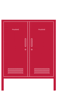Locker Midi Sticker by mustard made