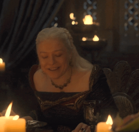 planetclare giphyupload laugh house of the dragon rhaenyra targaryen GIF