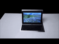 ELEMENTONE screen monitor touchscreen retractable GIF