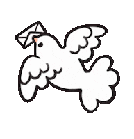 Cookiedoves dove botm white dove cookiedoves Sticker