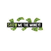 Show Me The Money Sticker by The Rise Hotel
