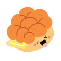 Happy Bun Sticker by theweebean