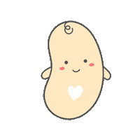 Bean Sticker by theweebean