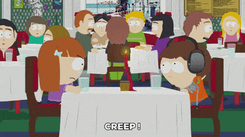 mad dinner GIF by South Park 