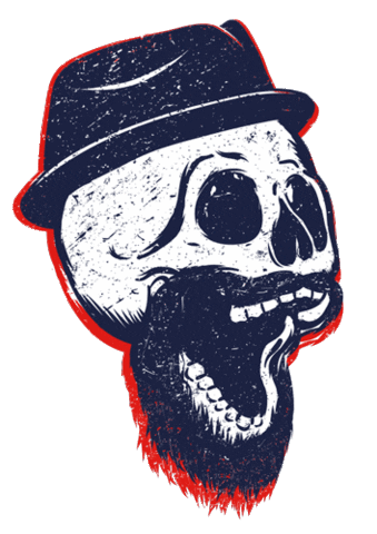 bar skull Sticker by SLB Public Relations