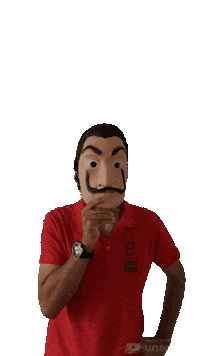 La Casa De Papel Professor Sticker by Cartoleiros Gazeta do Povo