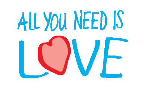 All You Need Is Love Valentine Sticker by The Beatles