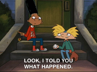 hey arnold nicksplat GIF