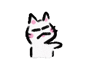 Cat Poke Sticker by The Gummy Smile Shop