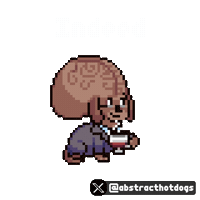 Excited Big Brain Sticker by HotDogs