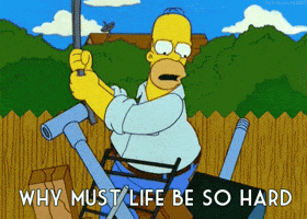 Why Is This So Hard The Simpsons GIF