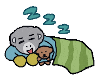 vemrill tired monkey sleeping max Sticker