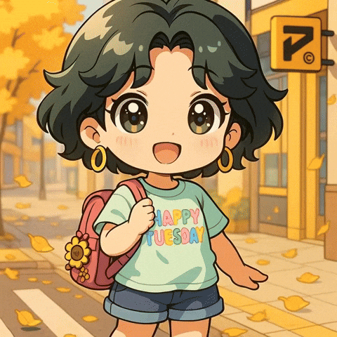 Autumn Leaves Chibi GIF by Persona