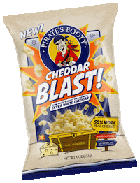 Explosion Cheese Sticker by Pirate's Booty