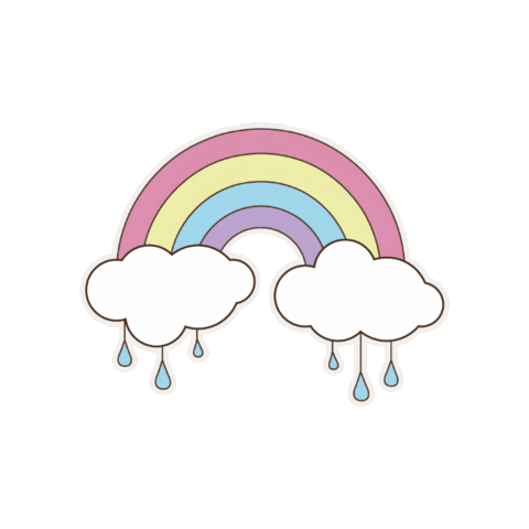 Happy Rainbow Sticker
