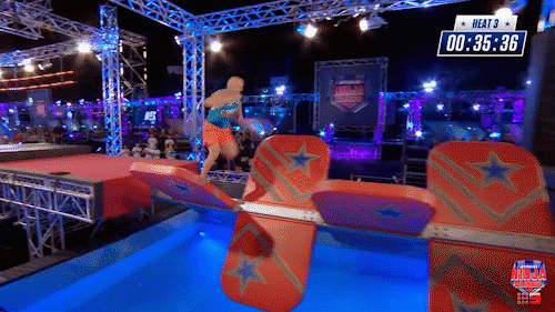 Splash Fail GIF by Australian Ninja Warrior