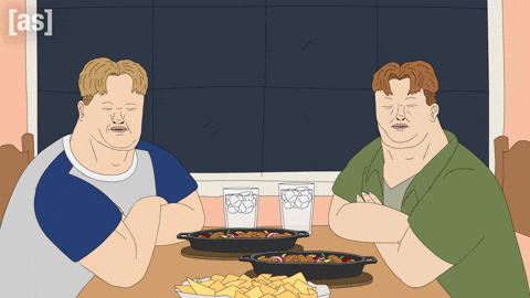Dinner Nod GIF by Adult Swim