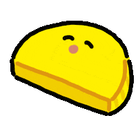Hungry Pickled Radish Sticker by kupaberu
